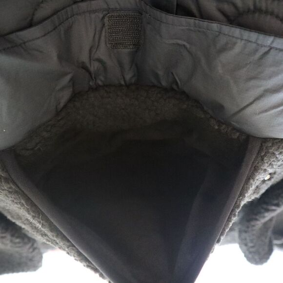 Bass Outdoor Women XS Black Mixed Media Ripstop Quilted Sherpa Hooded Jacket $10 - Picture 6 of 11